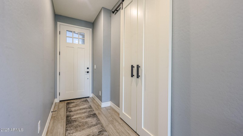 Barn Doors Provide Private Guest Space