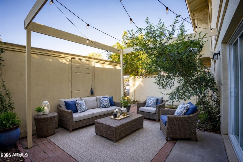 Staged Patio