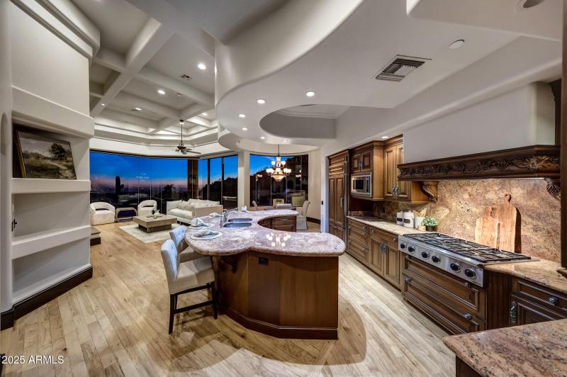 Kitchen Open to Family Room