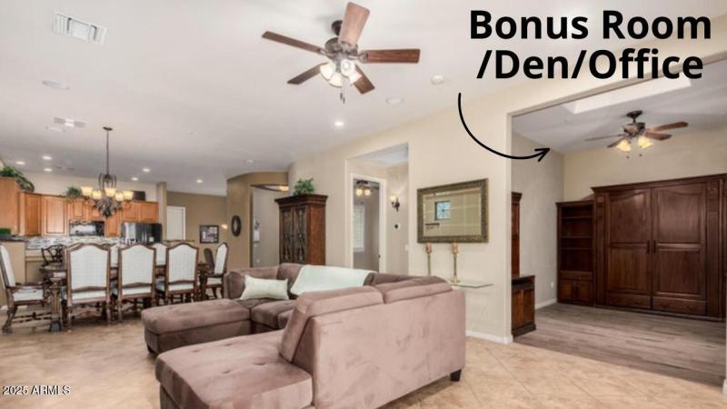 Bonus Room, Den or Office