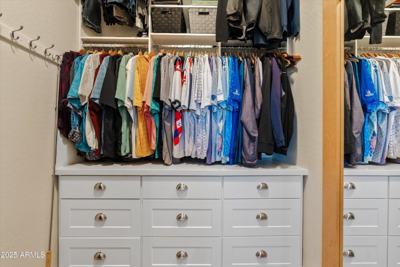 Dual Walk In Closets