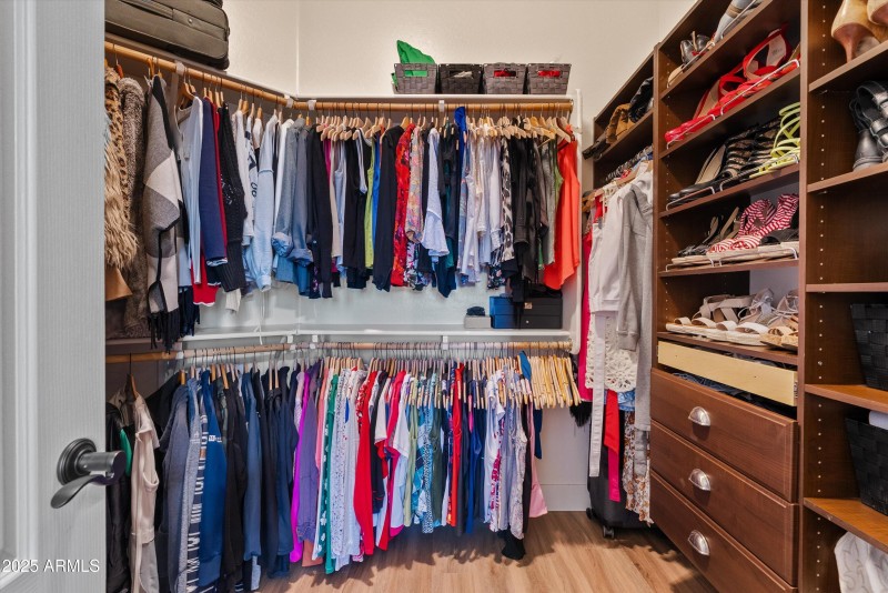 Dual Walk In Closets