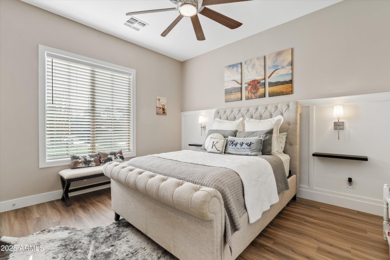 Guest bedroom with full private bathroom