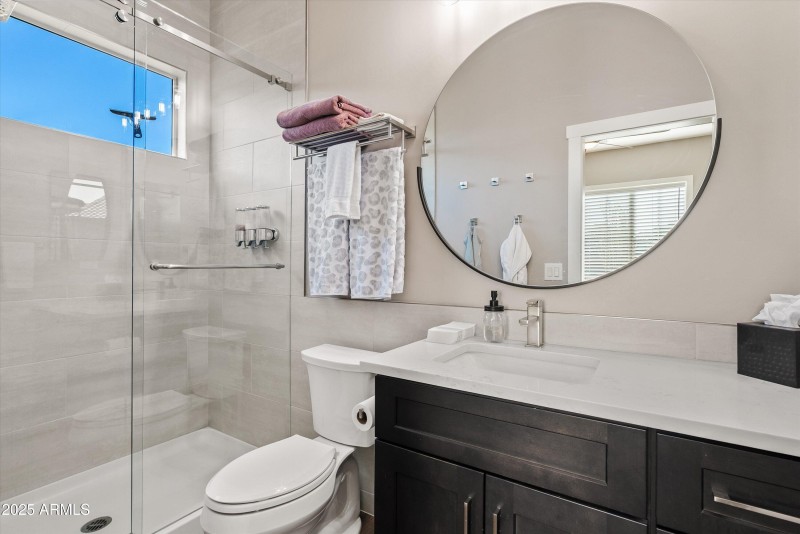 Guest bedroom with full private bathroom