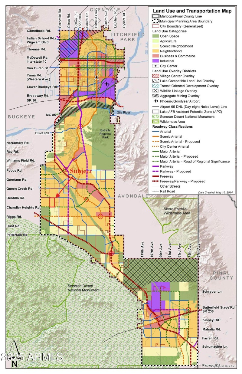 Goodyear Land Use Plan Map MLS