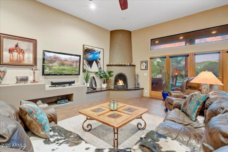 Fireplace in Great Room