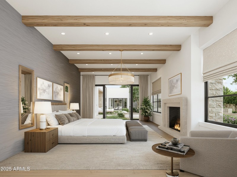 Master Bedroom Rendering - Wood R01-min
