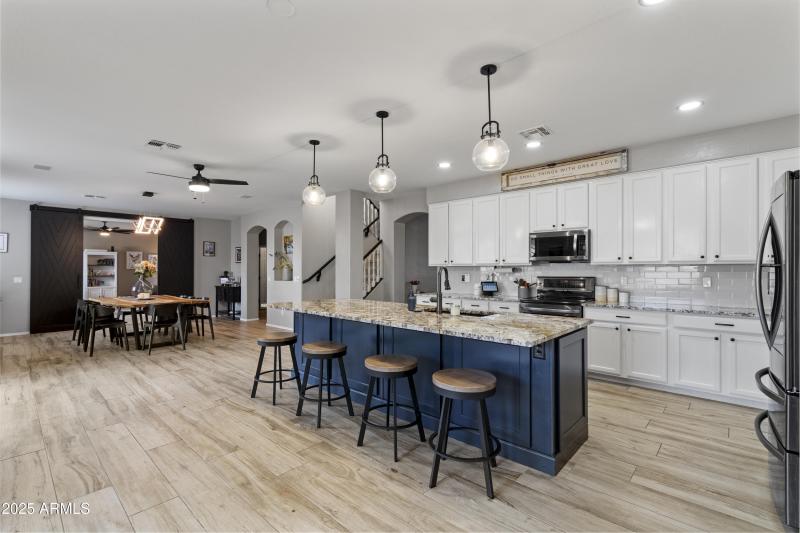 Open Kitchen & Dining View