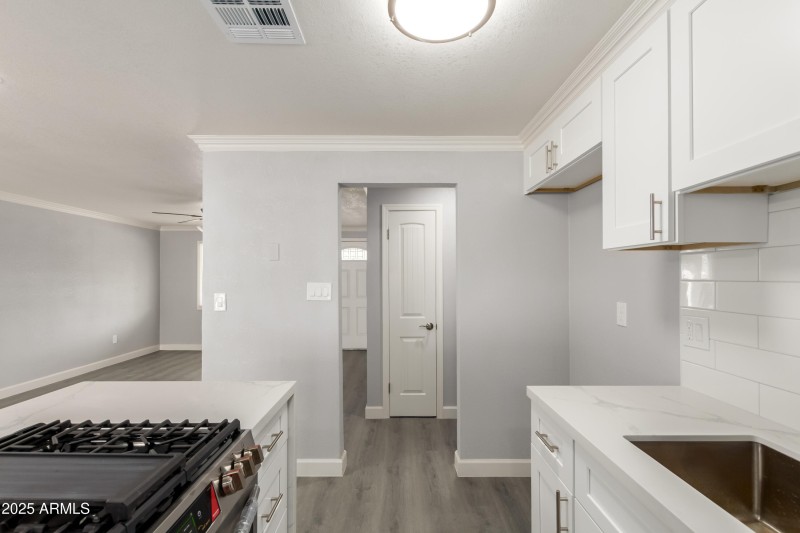 Kitchen to pantry