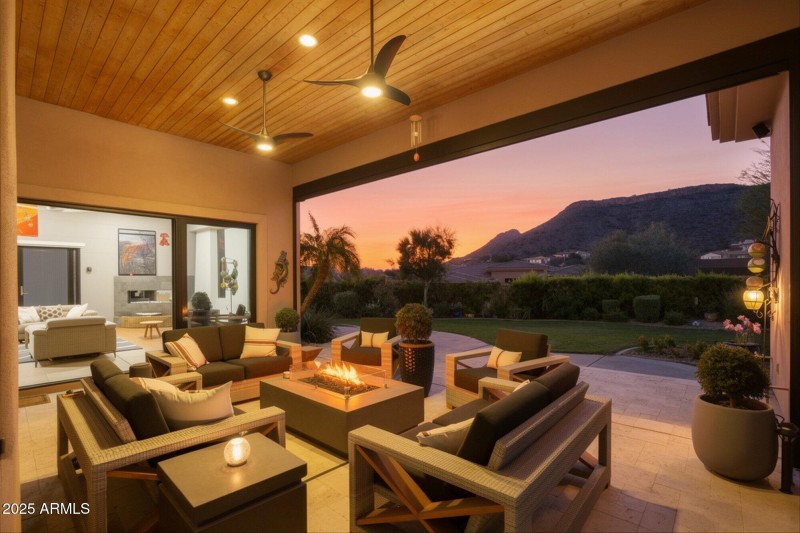 Intimate Outdoor Living Room