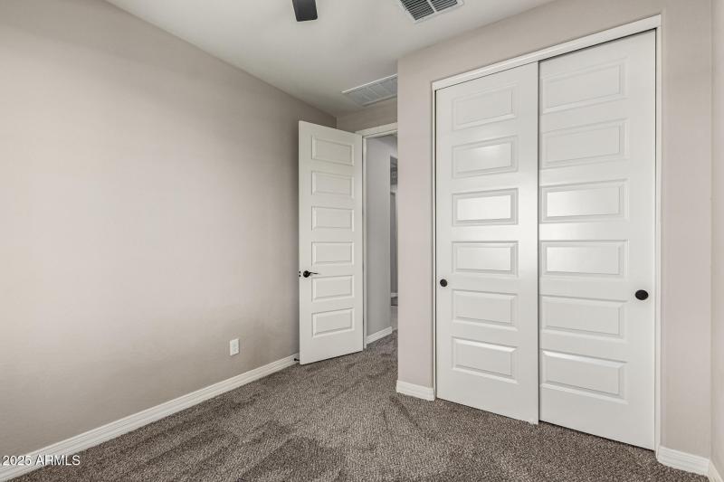 With large double closet