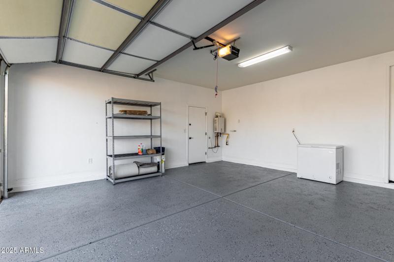 And epoxy floor + insulated door