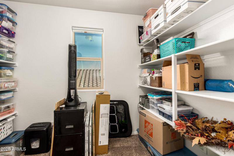 Storage area upstairs