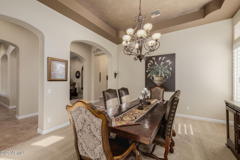 Formal dining room