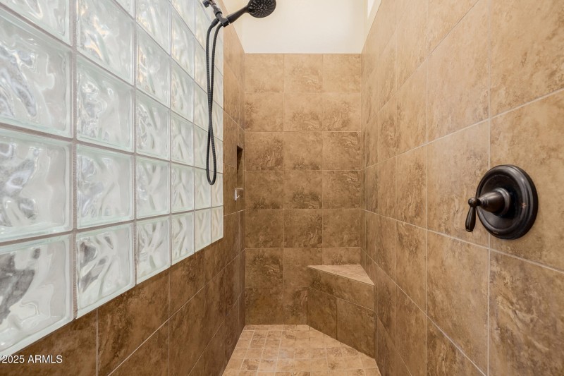 Large walk in shower