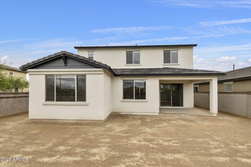 BACK OF YOUR NEW HOME