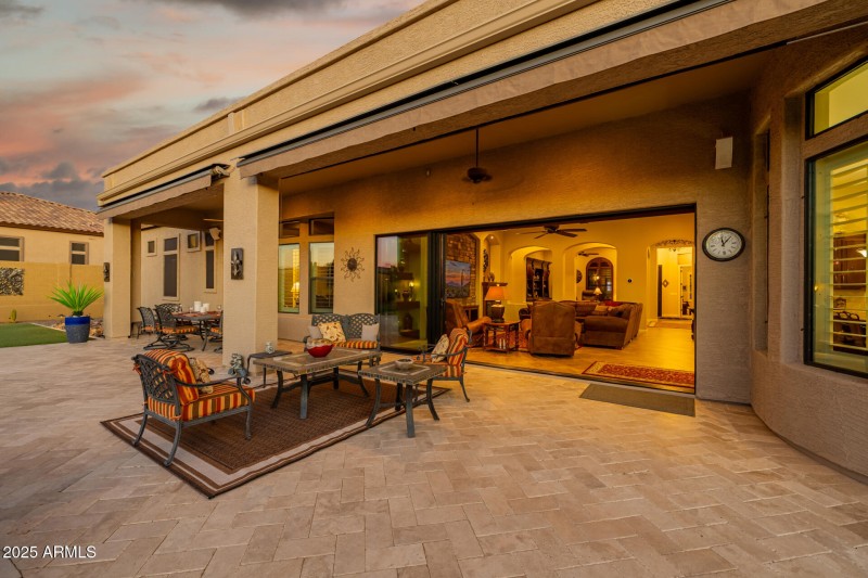 Travertine patios