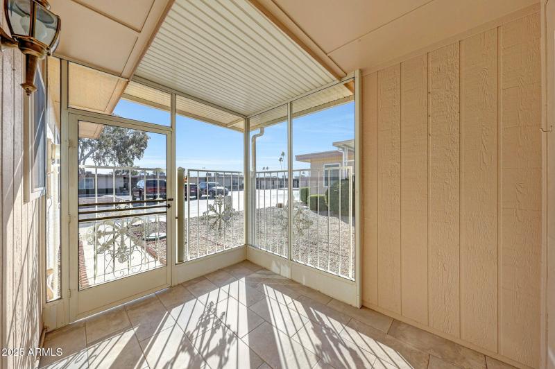 Enclosed Front Patio