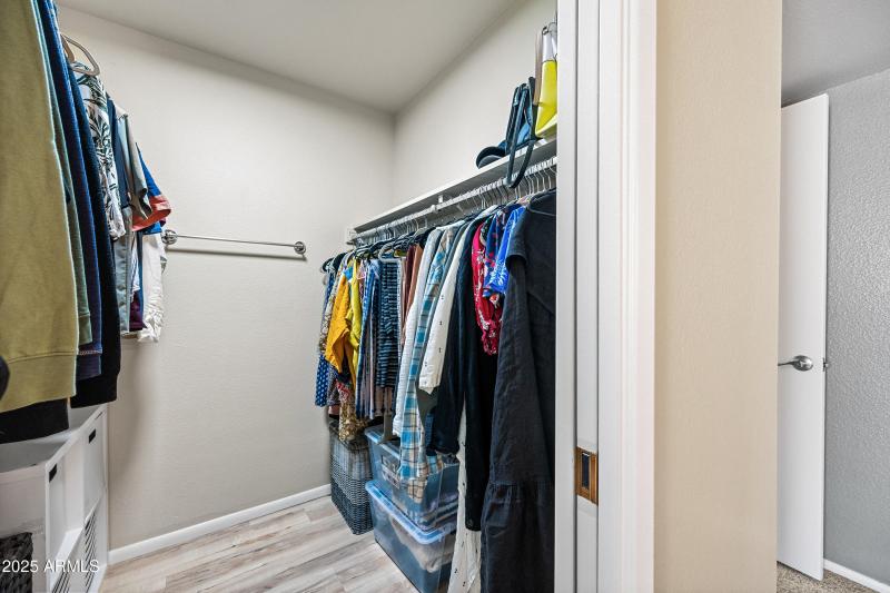 Walk-In Closet Convenietly Located