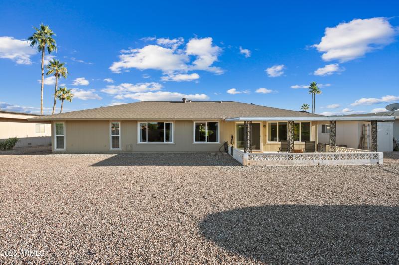 Large View of Back of Home