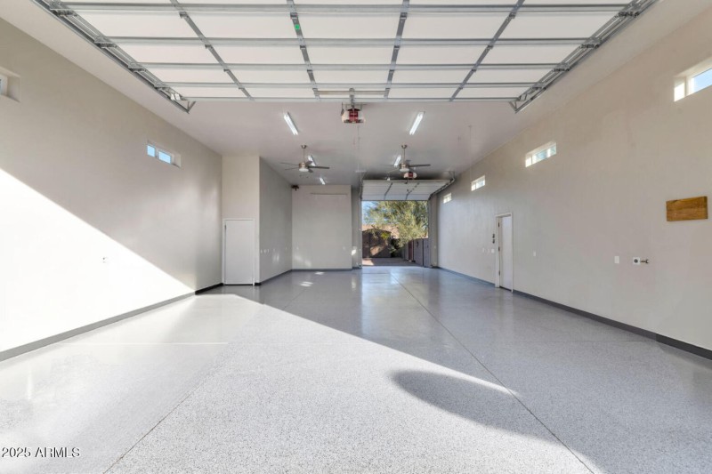 RV garage with pass-through Doors