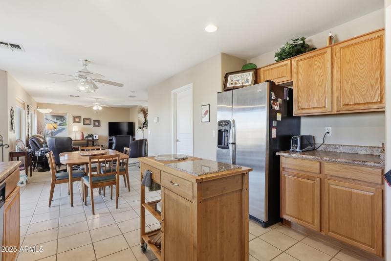 Open concept kitchen