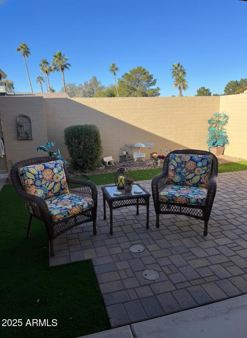 Backyard with Chairs