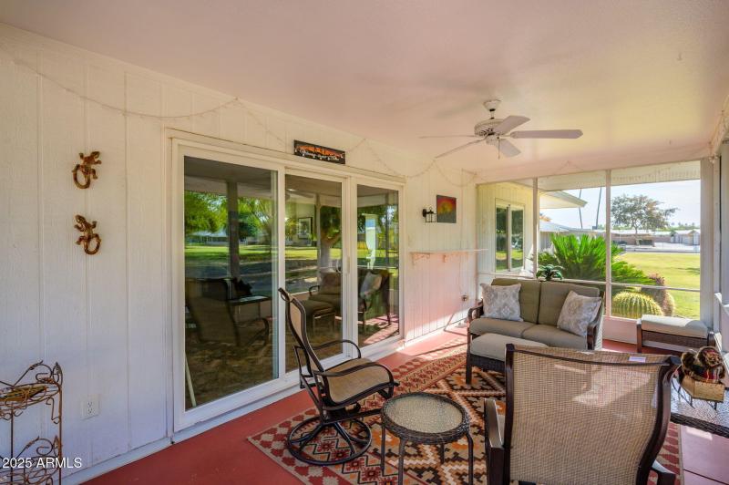 INVITING SCREENED PORCH