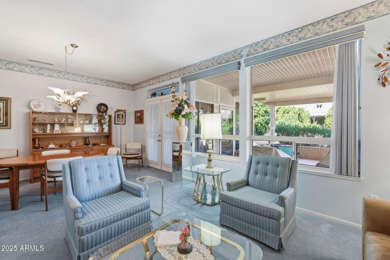 Formal Dining in Living Room