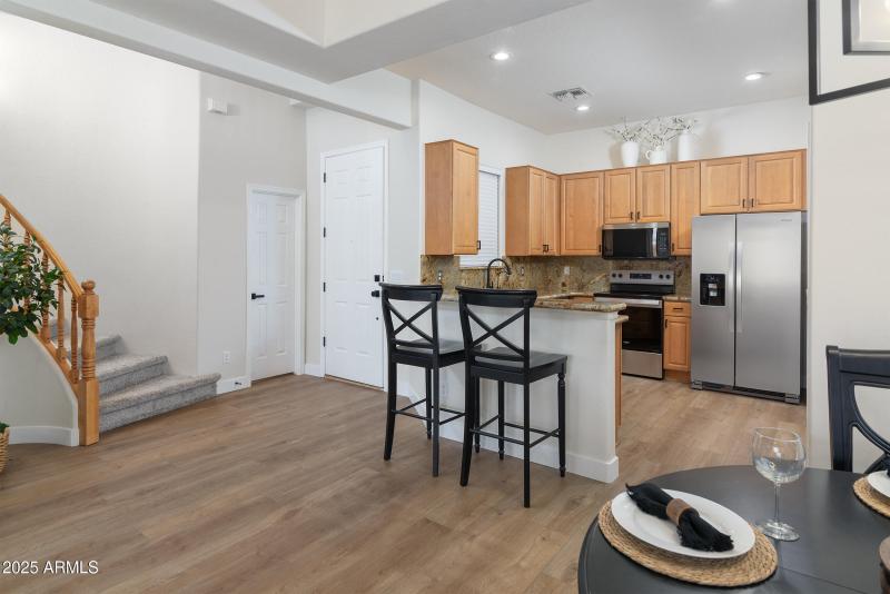 Kitchen with new appliances