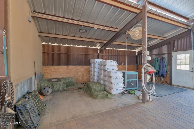 Plenty of hay storage