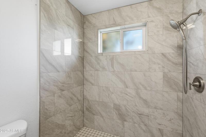 Remodeled master bathroom