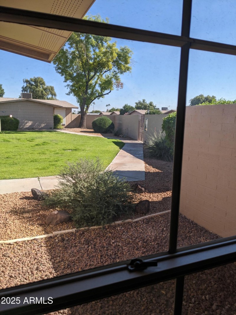 VIEW OF FRONT COURTYARD