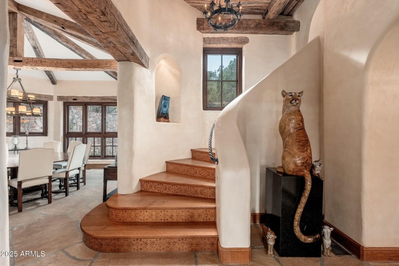 Stairs to second level