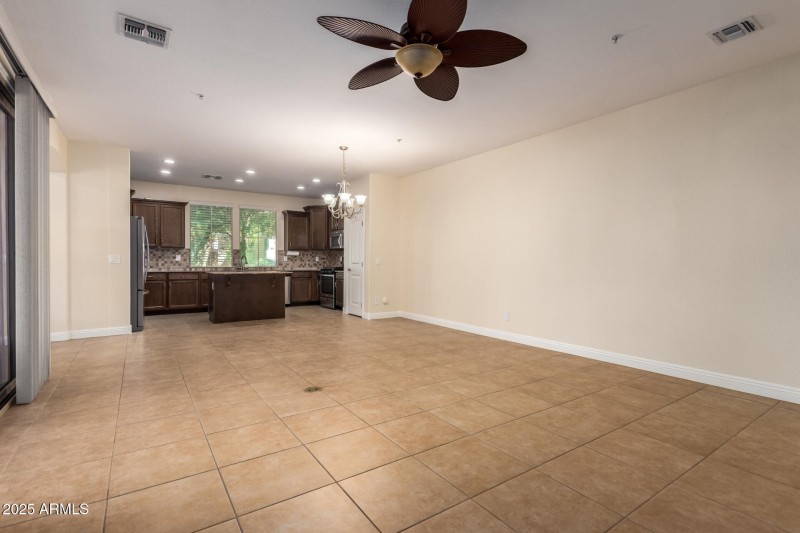 Great room and kitchen