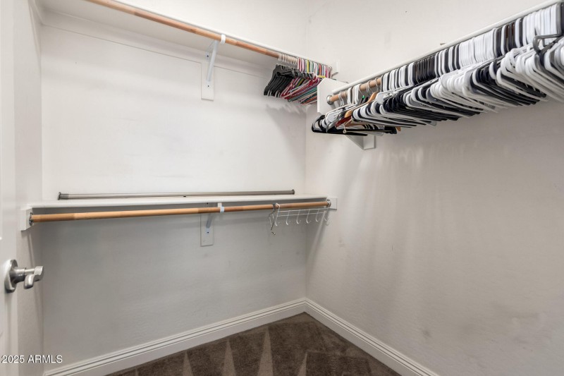 Downstairs bedroom 4 - walk in closet