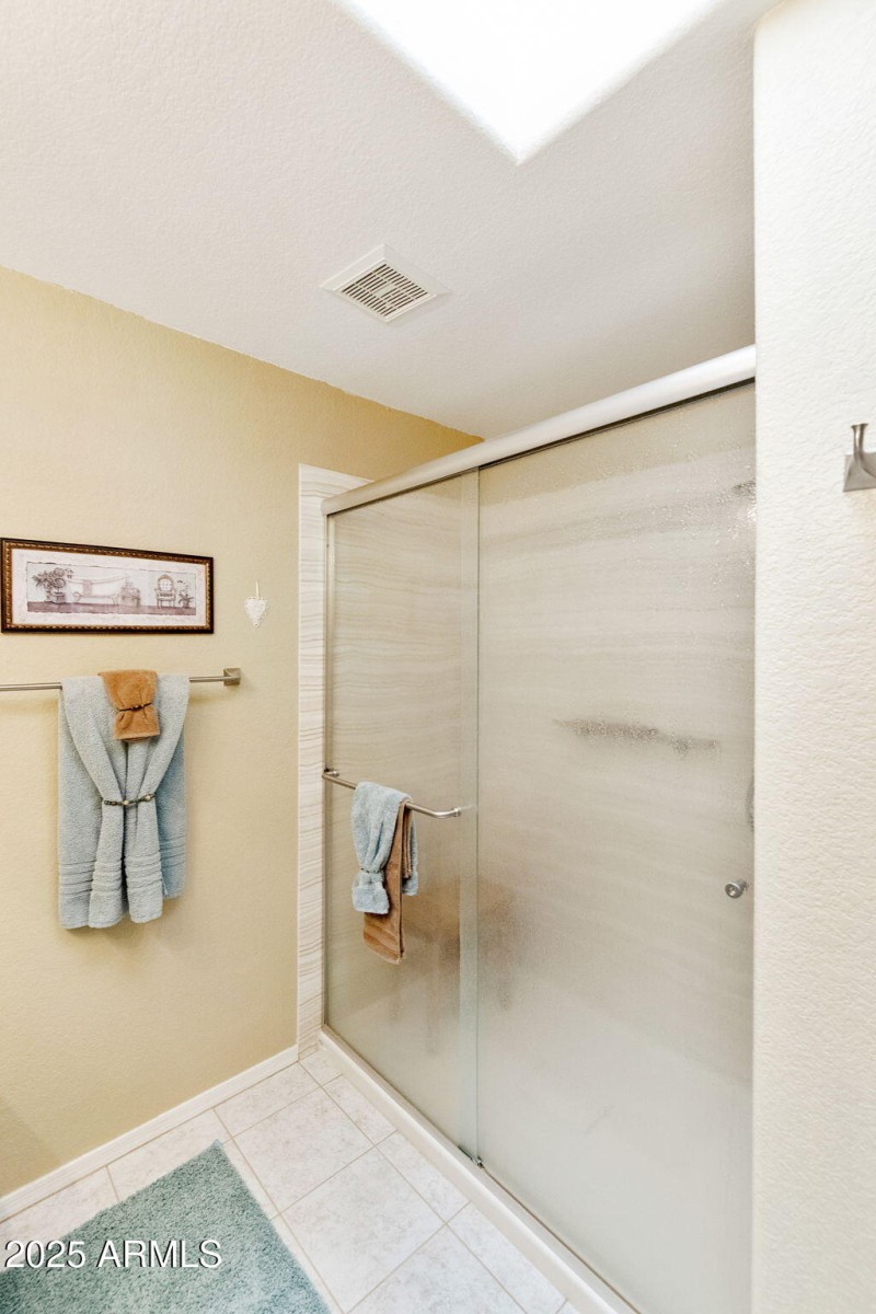 Primary Bath walk-in shower