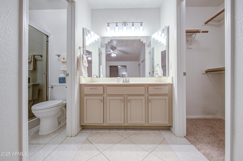 Primary Bath Plus Walkin CLoset