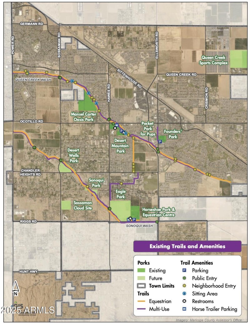 Queen Creek Trail Map