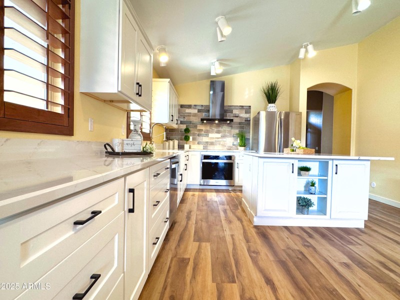 Look at the counter space