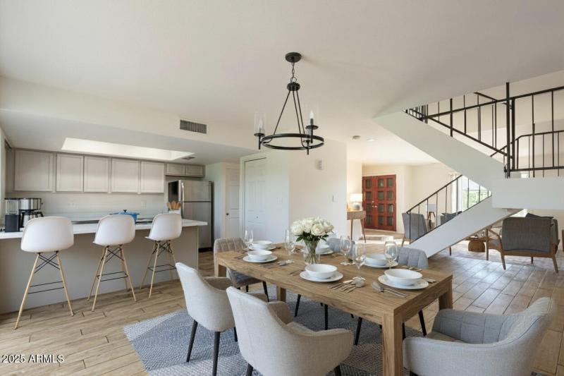 8 dining 2 with kitchen