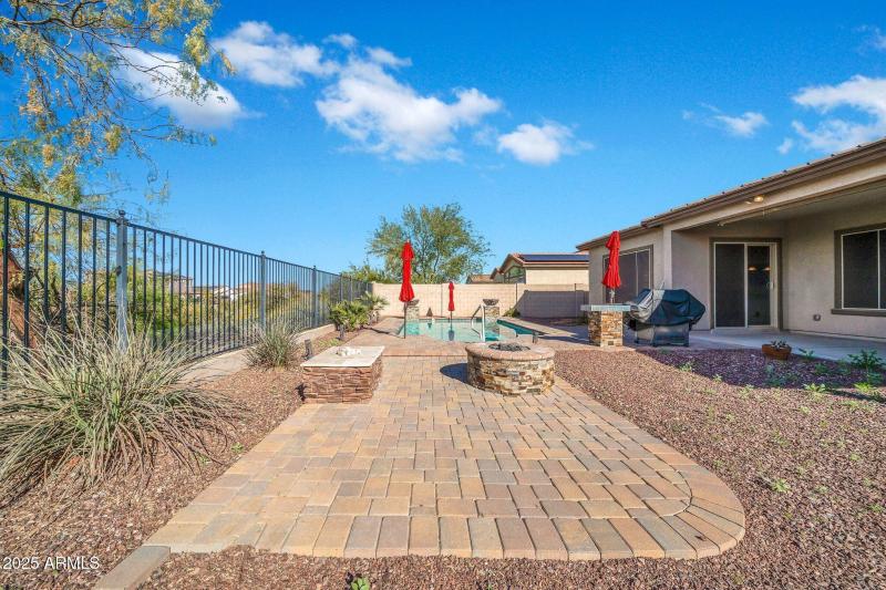 Firepit Seating Virtual Staging