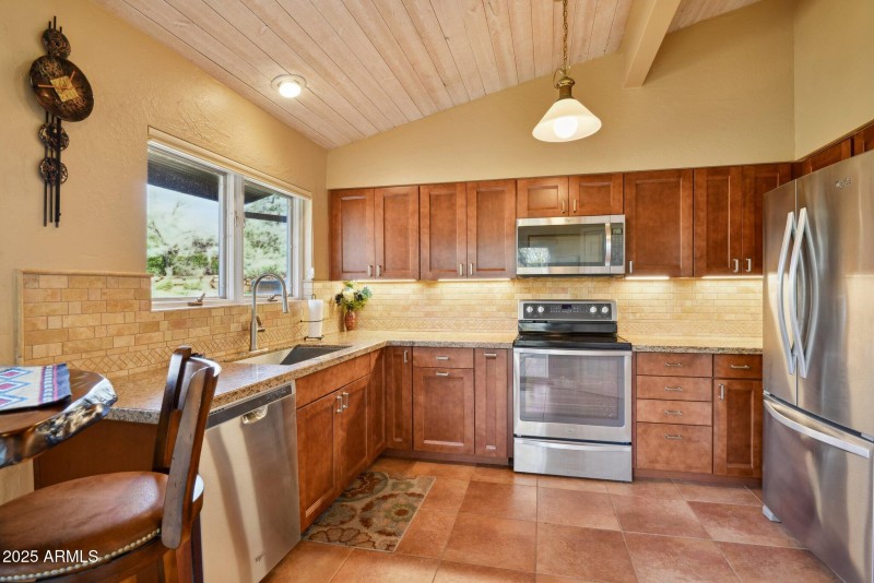 Entirely remodeled kitchen