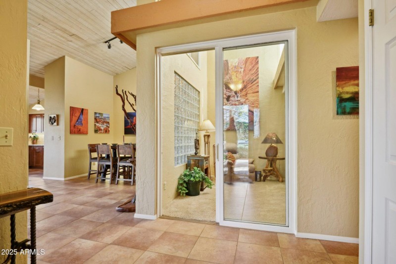 Entrance into the den