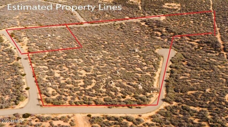 8 Drone View Estimated Property Lines LO