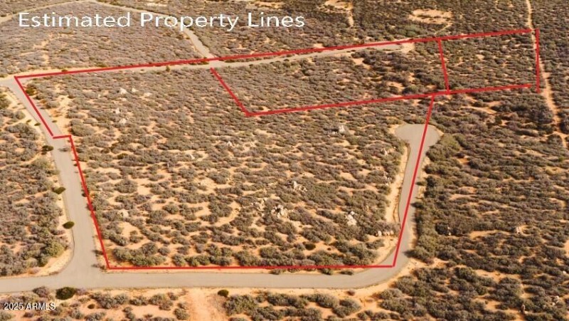 8 Drone View Estimated Property Lines LO