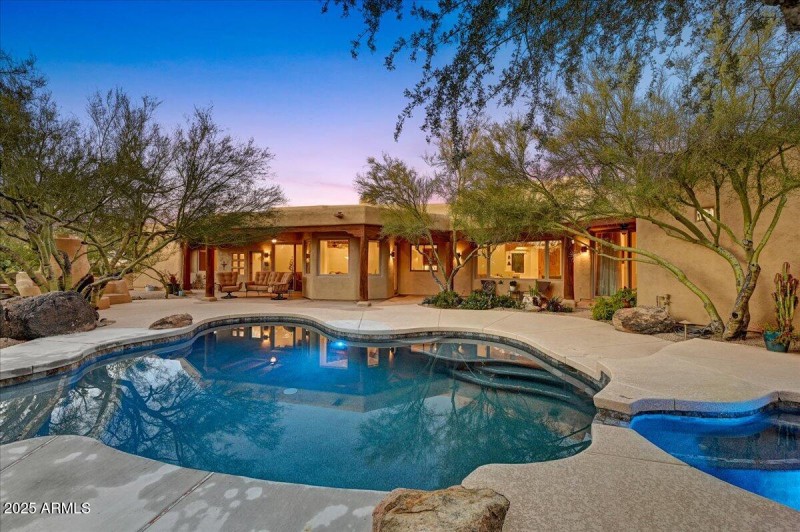 View back to the Patio