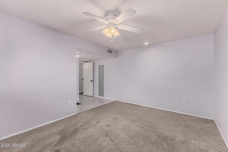 Large wall space for furniture