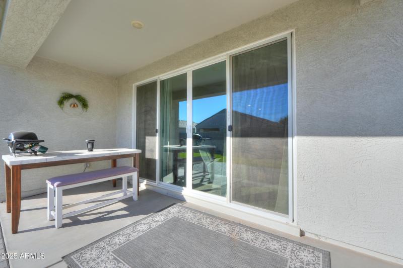 Covered patio