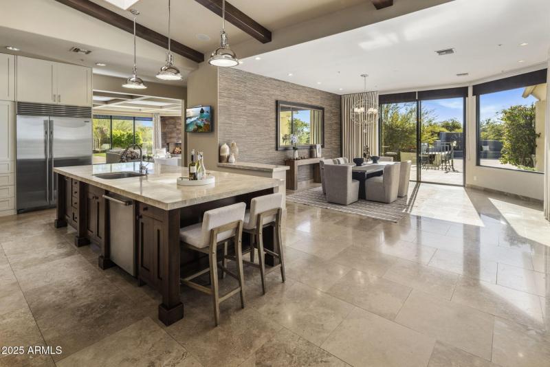 Kitchen, dining area